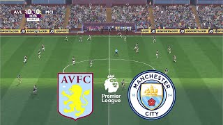 ASTON VILLA vs MANCHESTER CITY  PREMIER LEAGUE 202425 [upl. by Yknip]