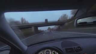 Mercedes E320 CDI  Driving Fast on German Autobahn A2  Beckum to Dortmund Part 12 [upl. by Norrej550]