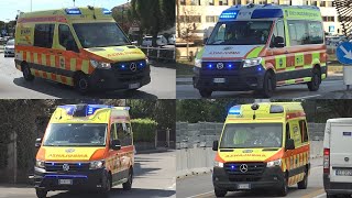 COMPILATION  Ambulanze SUEM 118 Treviso in emergenza  Italian ambulance responding [upl. by Dryden]