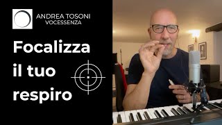 Un piccolo FONDAMENTALE dettaglio del RESPIRO del cantante FOCALIZZA il tuo respiro e IL TUO CANTO🎯 [upl. by Bethanne783]