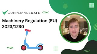 EU Machinery Regulation EU 20231230 A Video Tutorial [upl. by Rawdin]