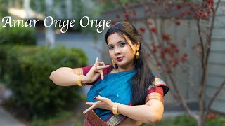 Amar Onge Onge  Rabindra Sangeet  Dance Cover  Charitraheen  Lagnajita  Rabindrik Dance [upl. by Calabresi]