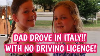 DAD GOT TO DRIVE WITH NO LICENCE IN ITALY  PRA DELLE TORRI EUROCAMP  HOLIDAY [upl. by Nnanaej946]