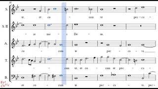 Choirchór Duarte Lobo  Pater peccavi  Alto  score [upl. by Mart868]