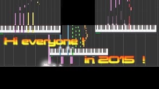 Violetta  Piano Tutorials HAPPY NEW YEAR  BONUS [upl. by Anesusa395]