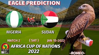 Nigeria vs Sudan Prediction  Africa Cup of Nations 2022  Eagle Prediction [upl. by Avery643]