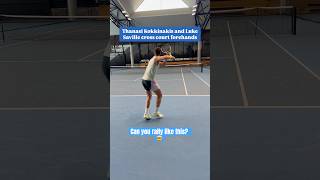 Kokkinakis and Saville BIG forehand rally 🇦🇺 🎾 [upl. by Rab]