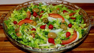 TEM ESCAROLA NA GELADEIRA EXPERIMENTE ESSA DELICIOSA SALADA [upl. by Pelligrini]