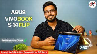 ASUS Vivobook S 14 Flip I Unboxing amp Complete Review I 360° Laptop [upl. by Ahsoem]