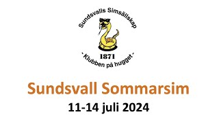 Sundsvall Sommarsim 2024  Pass 4 [upl. by Gerc]