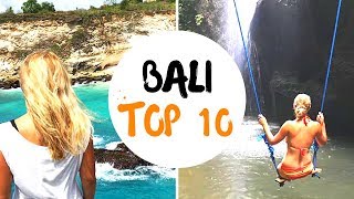 Bali Reisetipps Top 10 ❤️ Bali Highlights  Bali Rundreise Route 🌍  unaufschiebbarde [upl. by Ycaj]