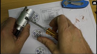 7 pin trailer plug wiring with diagram Part 1 [upl. by Reede]