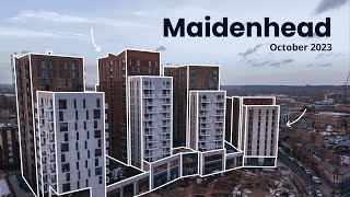 ALMOST COMPLETED THE LANDING  Maidenhead UK  4K Drone [upl. by Volkan]