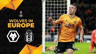 Jota hits hattrick against Besiktas  Wolves 40 Besiktas  2019 Europa League Highlights [upl. by Nylzaj804]