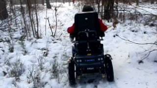 permobil x850 testrit 3 bospadtest kerstvakantie 2010 097avi [upl. by Higley30]