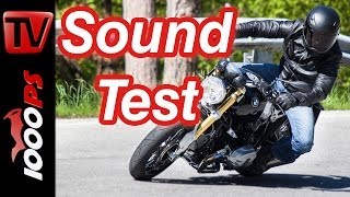 Soundvideo  BMW R nineT  Purer Boxermotor Sound [upl. by Nohtan]