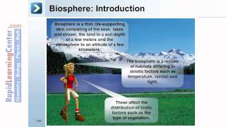 Rapid Learning Biosphere  Ecology and Biosphere [upl. by Jerrilee]