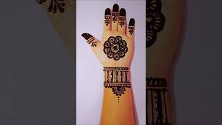 Easy mandala mehndi design mehndi youtubeshorts shortvideo viralvideo [upl. by Sluiter402]