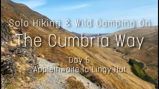 The Cumbria Way Day 5 Solo Hiking amp Staying in Lingy Hut The Penultimate Day [upl. by Eintruoc291]