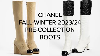 CHANEL FALLWINTER PRECOLLECTION 202324 ❤️ CHANEL BOOTS [upl. by Loris]