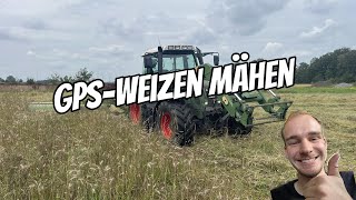 vlog138 WeizenGrasGemenge mähen amp Wickelballen pressen [upl. by Vesta]