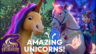 The BEST Unicorn Moments from Unicorn Academy 🦄  Part 1  Cartoons for Kids [upl. by Nirol]