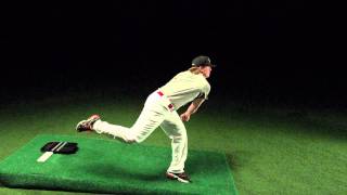 Drew Storen pitching mechanics in slow motion 1000 FPS [upl. by Khano672]