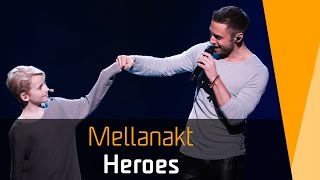 Måns Zelmerlöw – Heroes  Mellanakt  Melodifestivalen 2016 [upl. by Hillery]