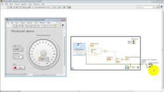 NI myRIO quotPhotocell demoquot LabVIEW project [upl. by Bozuwa53]