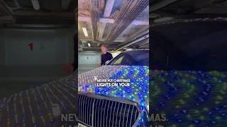 Des guirlandes de Noël sur une Maybach S680 😱🤯 maybach trend shorts christmas hypercar [upl. by Ylenaj]