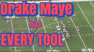 Drake Maye Has EVERY Tool  Brain Included  Week 11 NFL All22 Breakdown [upl. by Leonsis756]