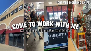 COME TO WORK WITH ME  HIBBETT SPORTS  WASH DAY [upl. by Ykcul]