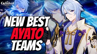 BEST Ayato Teams To Use From Patch 42 Forward  Genshin Impact [upl. by Lona]