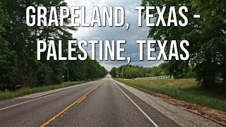 Grapeland Texas to Palestine Texas Drive with me on a Texas highway [upl. by Jeramey]