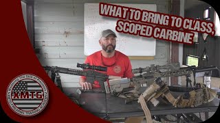 What To Bring To Class Scoped Carbine [upl. by Hennebery349]