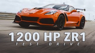 Hennessey HPE1200 Corvette ZR1 Test Drive [upl. by Nwahs]