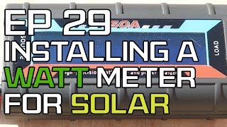 DIY Camper Build  Episode 29  Installing a watt meter for solar panel [upl. by Alda]