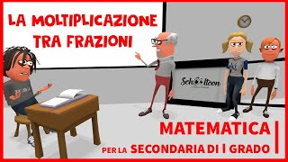 Moltiplicazione tra frazioni e semplificazione a croce  Algebra  Secondaria di Primo Grado [upl. by Ayama33]