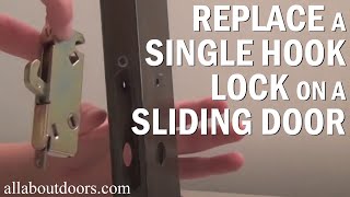 How to Fix Sliding Glass Door Lock [upl. by Gilleod759]