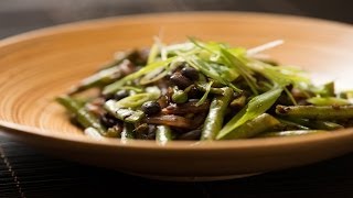 StirFried Green Beans with Black Beans [upl. by Imuyam]