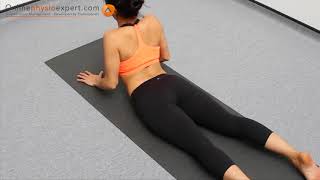 Correct A Lower Back Lumbar Spine Shift With A Prone Cobra Exercise  Level 4 [upl. by Ximena91]