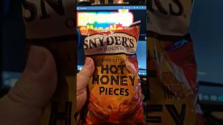 Snyders of Hanover Hot Honey pretzel pieces  A KILR Taste Test [upl. by Ahsyen]