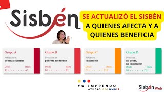 Actualización de SISBEN a quienes Beneficia y perjudica Para los SUBSIDIOS Y AYUDAS 2024 [upl. by Johppah]