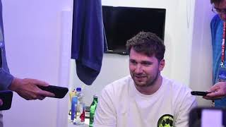 Dallas Mavs Luka Doncic Postgame Interview vs Houston Rockets April 7 2024 [upl. by Bowden]