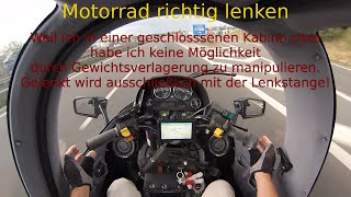 Motorrad richtig lenken [upl. by Brosine]