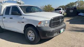 2016 Dodge Ram 1500 ST Quad Cab Eco Diesel 1500 w Spacekap amp Ladder Rack Truck [upl. by Eelirem]