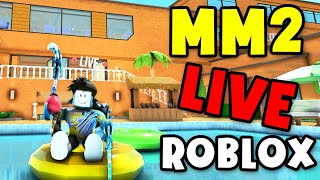 🔴 MM2 Live with SUBS  Live Roblox Murder Mystery 2 🔴 mm2 roblox robloxlive [upl. by Valina]