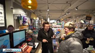 Feestelijke Jubileumactie Wij Pinnen voor U bij Winkelcentrum Crabbehof [upl. by Ambie915]