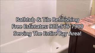 Bathtub Refinishing Lafayette California 925 5167900 [upl. by Sybila]