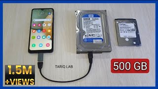 How To Connect Hard Disk To Mobile Phone [upl. by Porta]